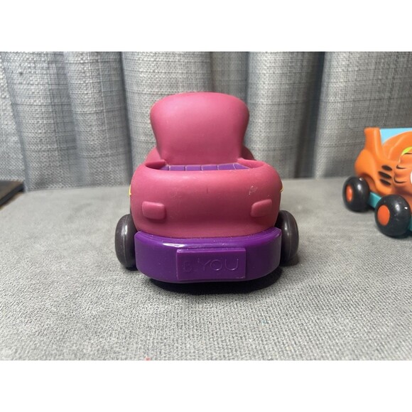 Baby Genius B Toys Vehicle Soft Sided Cars Lot Tiger Dinosaur Alligator Toddler - Picture 3 of 15
